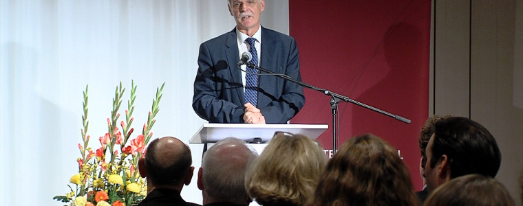 Prof. Bernd Engler bei seiner Antrittsrede